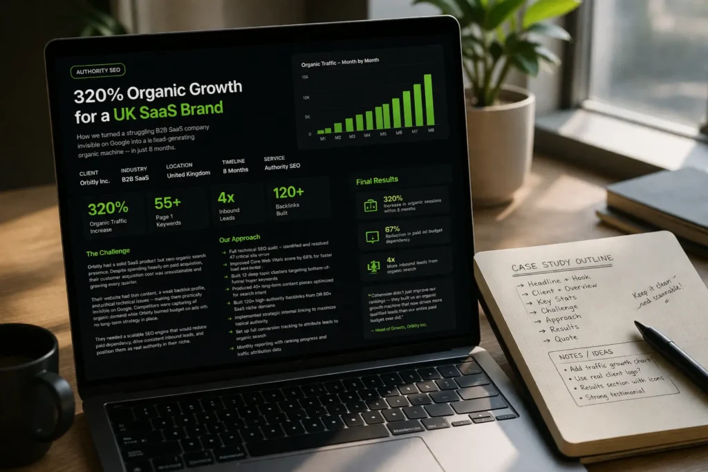 320% Organic Growth for a UK SaaS Brand