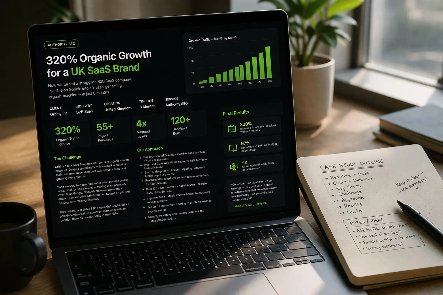 320% Organic Growth for a UK SaaS Brand